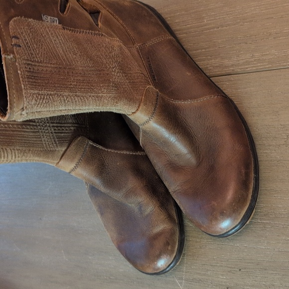 Merrell Ashland Vee Leather Suede Waterproof Mid Calf Boots Tan Women’s 10 - Picture 3 of 12